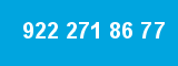 922 271 86 77 922 271 86 77
